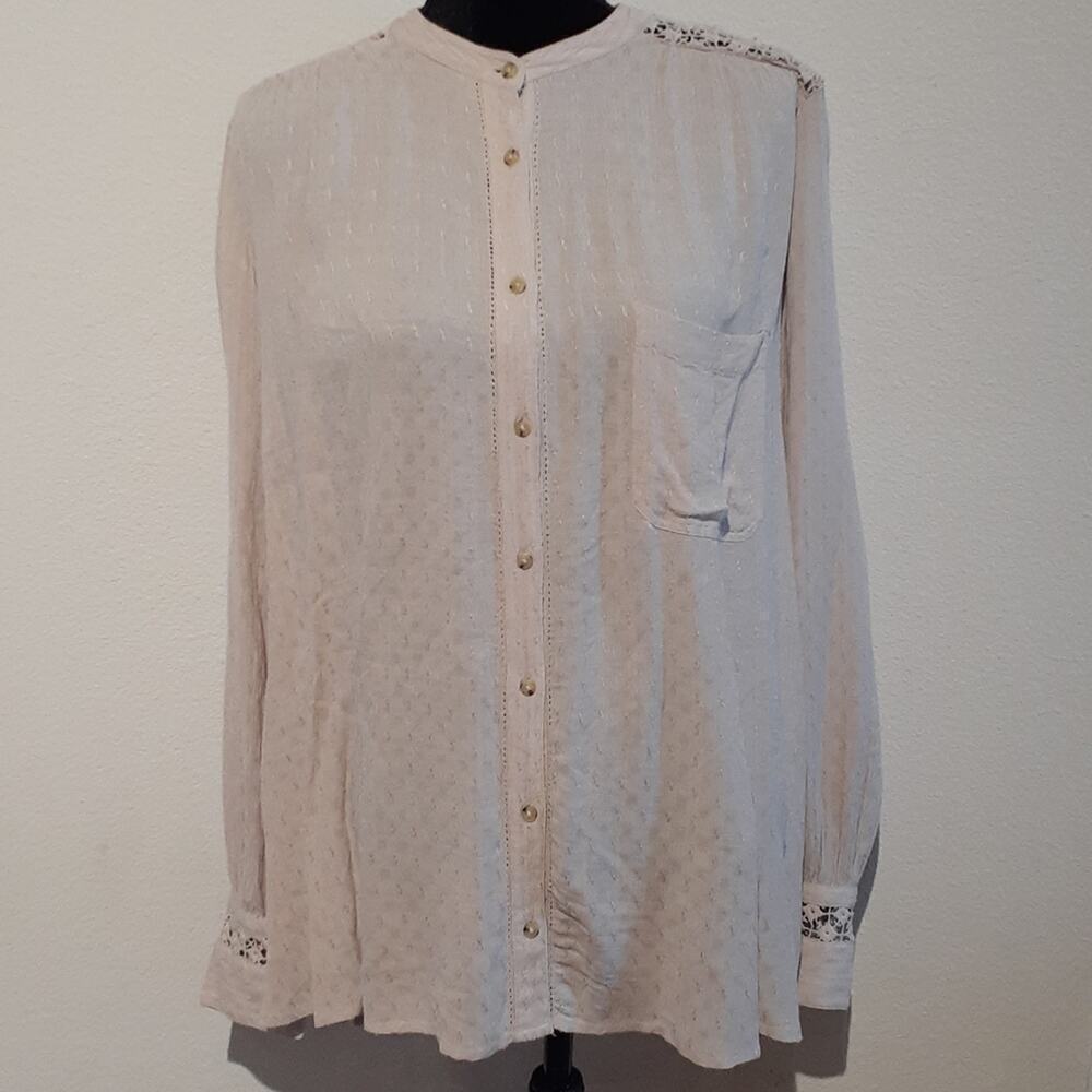 FREE PEOPLE size LG cotton shirt/dress